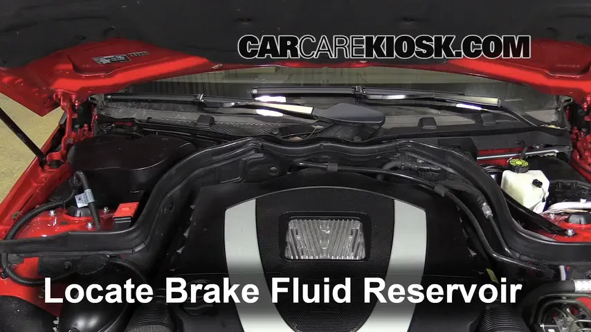 2010 Mercedes-Benz E350 3.5L V6 Coupe (2 Door) Brake Fluid Add Fluid